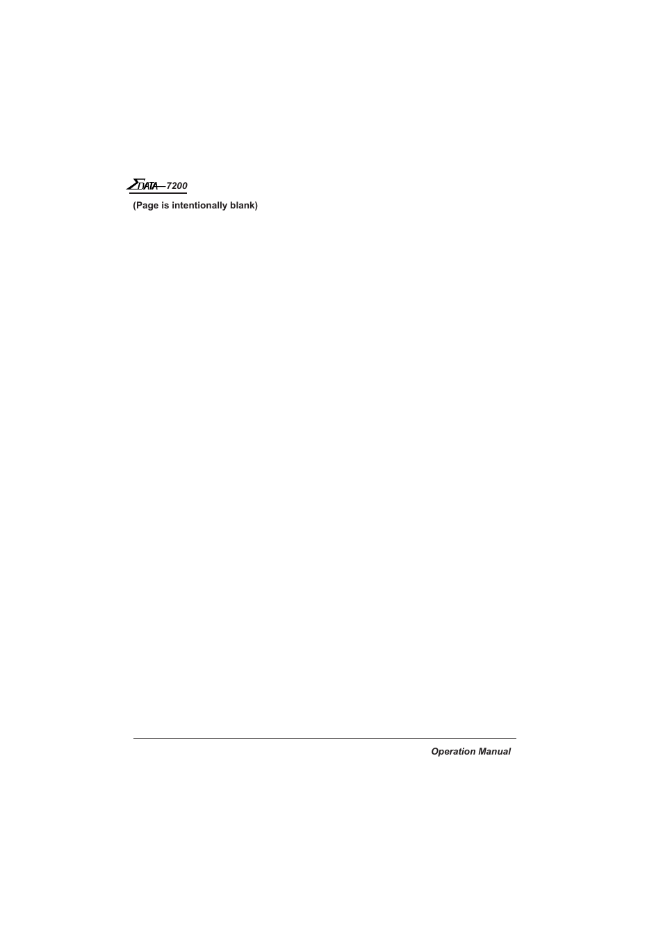AMT Datasouth 7200 User Manual | Page 3 / 72