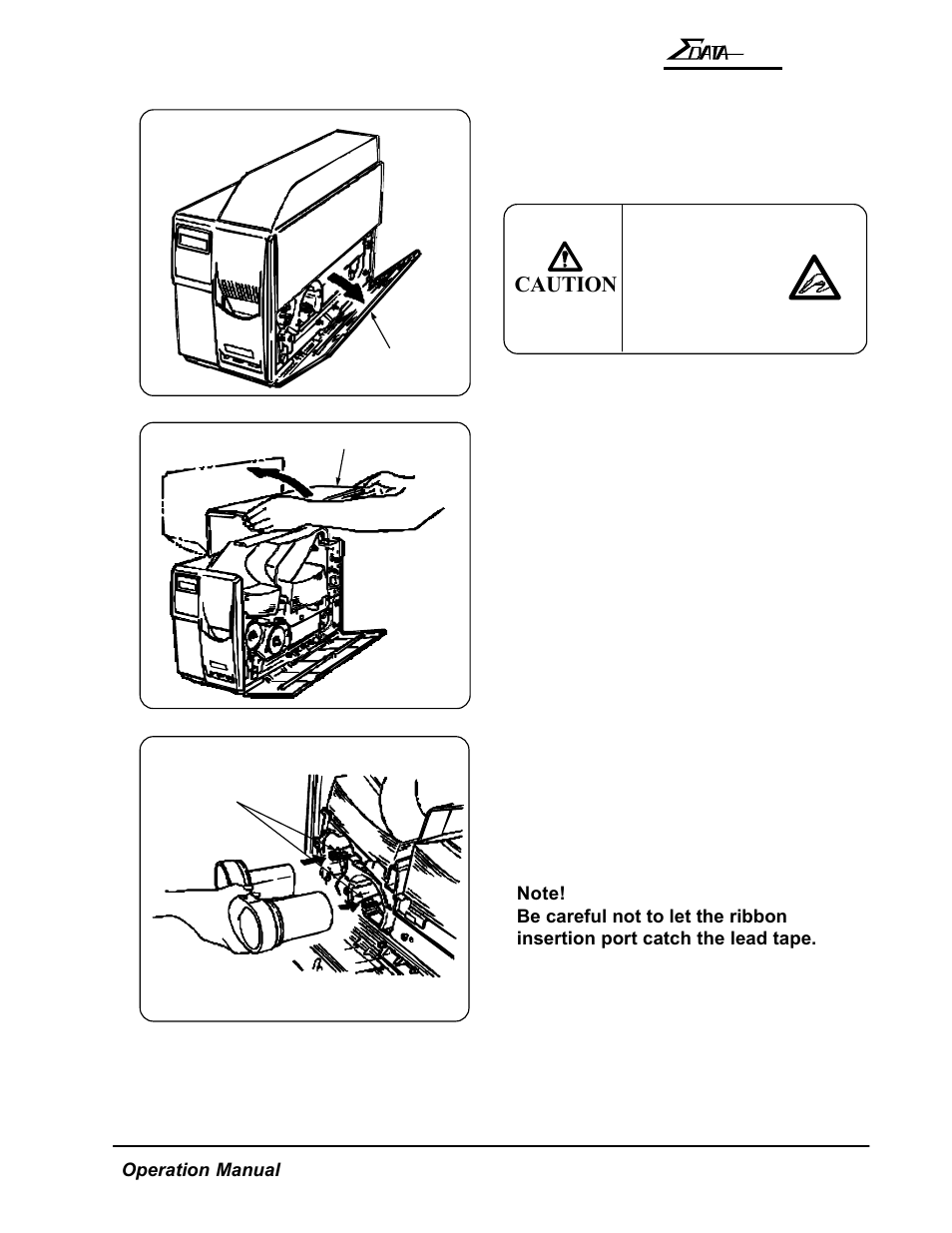 Caution | AMT Datasouth 7200 User Manual | Page 34 / 72
