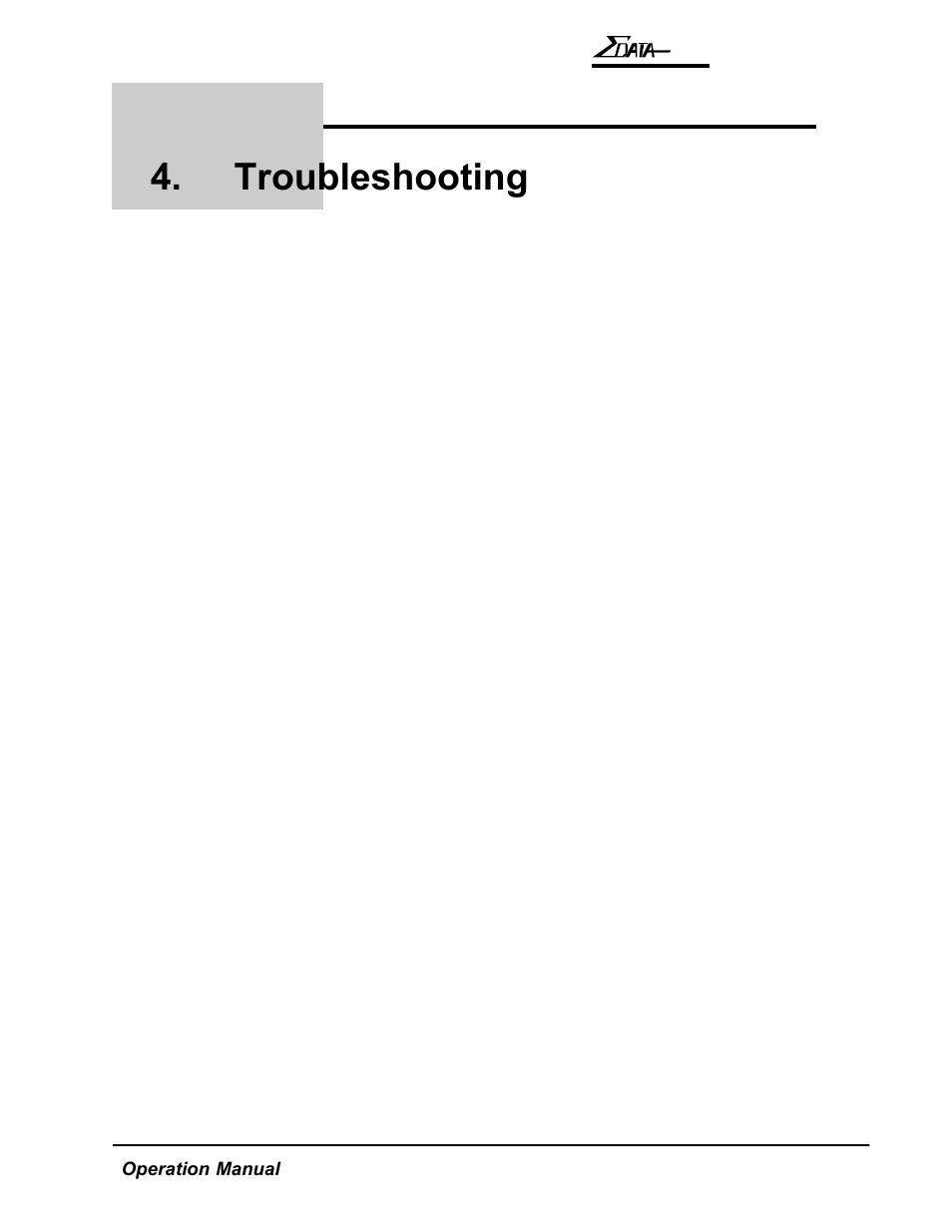 Troubleshooting | AMT Datasouth 7200 User Manual | Page 50 / 72