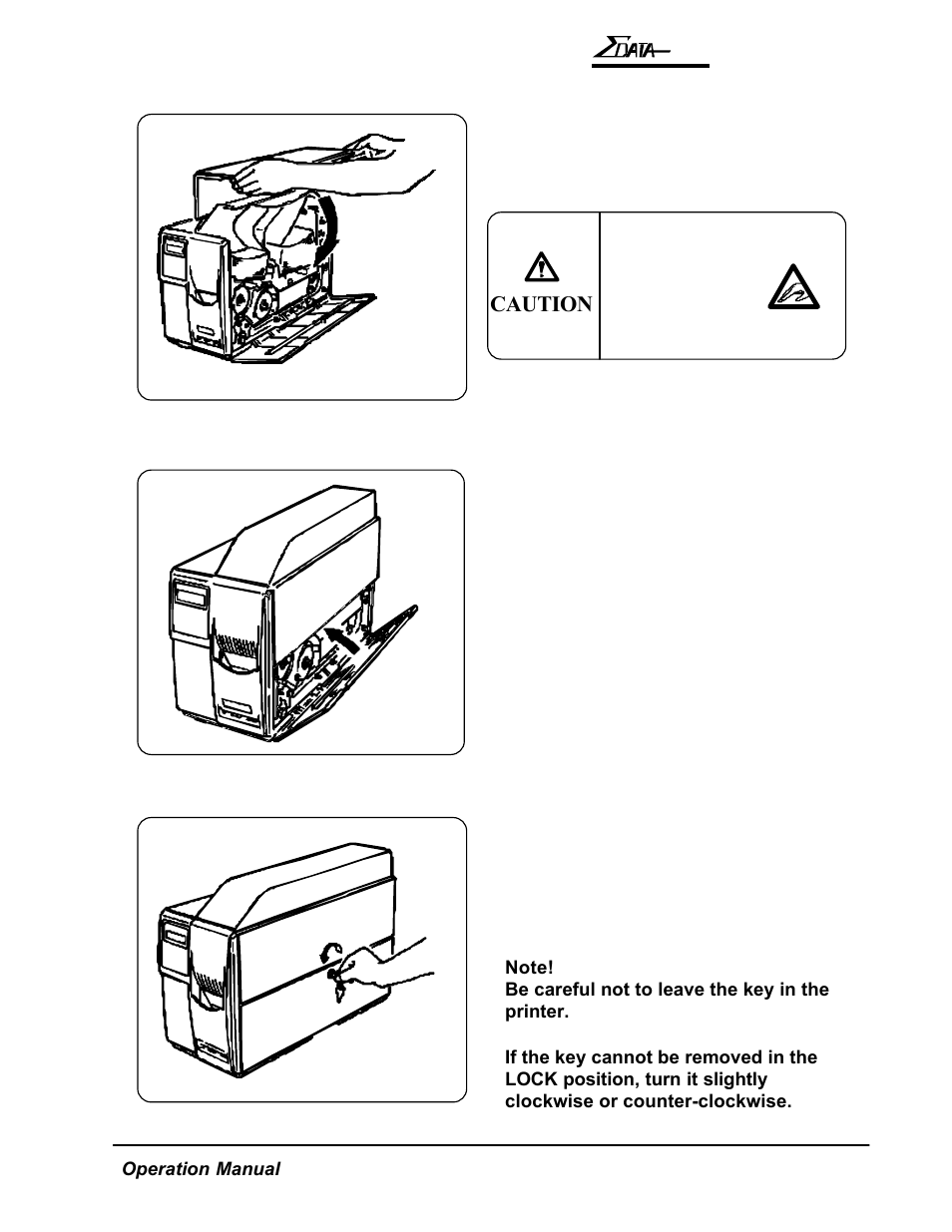 Caution | AMT Datasouth 7200 User Manual | Page 60 / 72