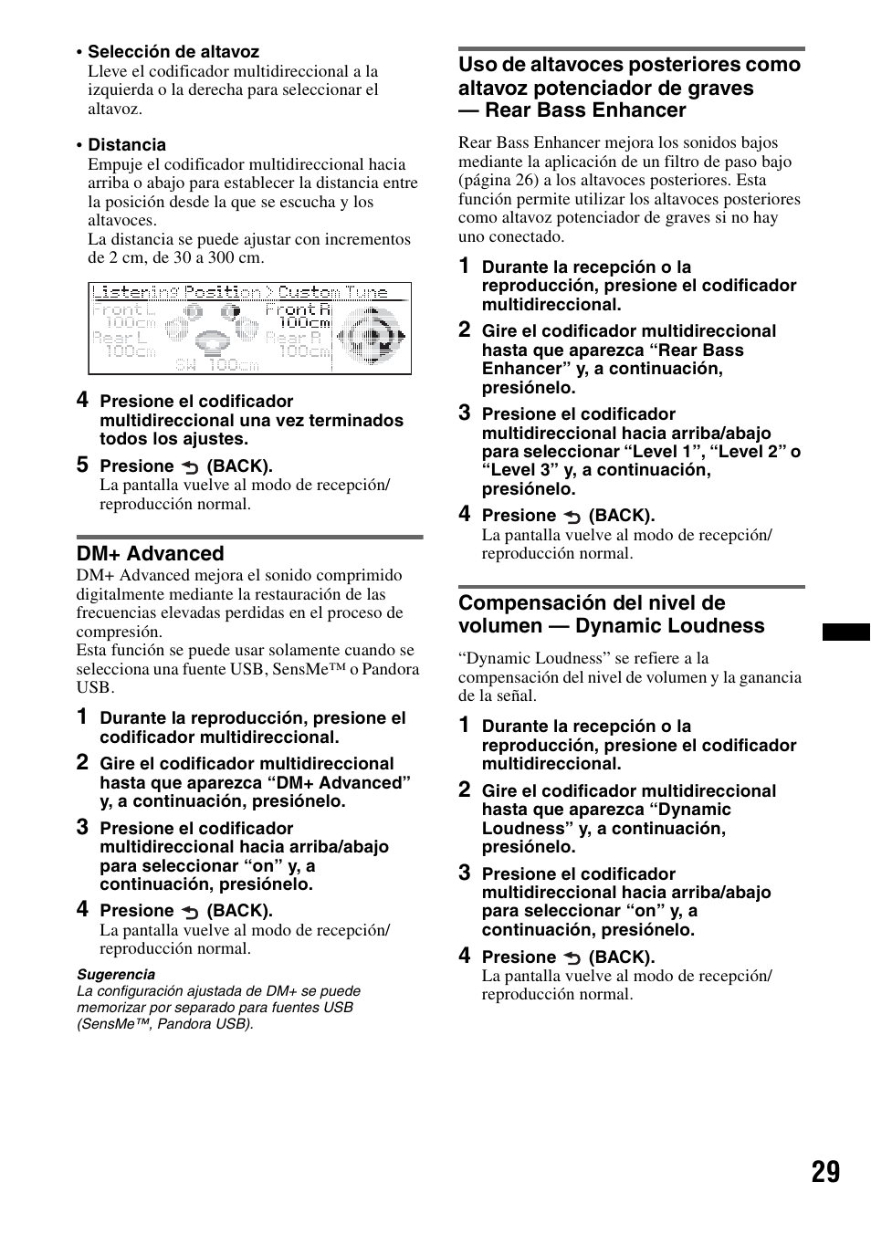 Dm+ advanced | Sony DSX-S210X User Manual | Page 63 / 72