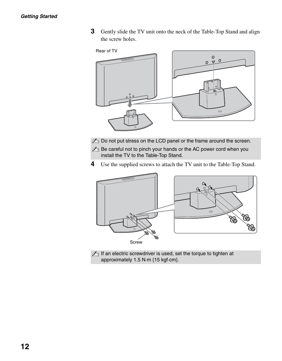 Sony KDL-22L4000 User Manual | Page 12 / 44