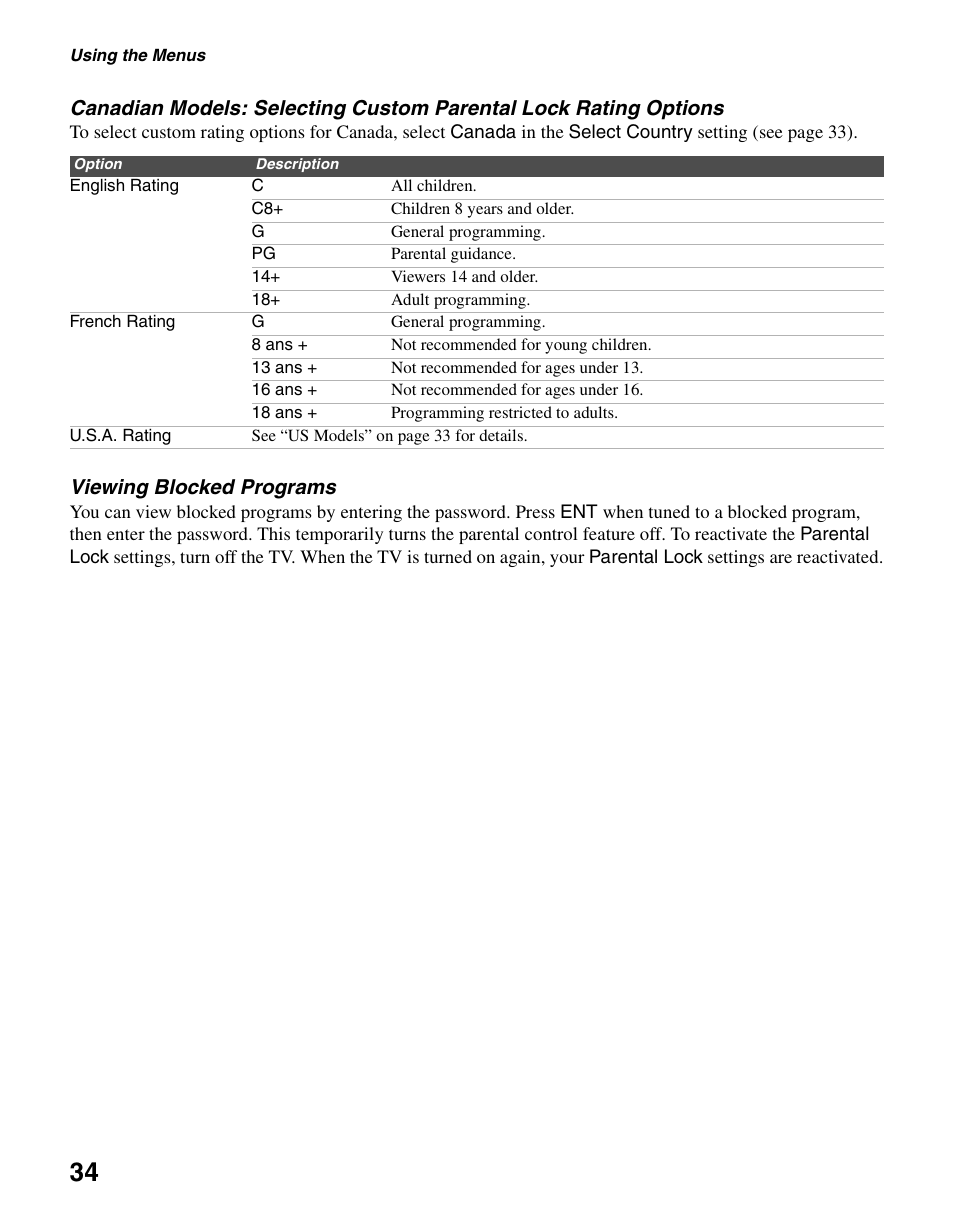 Sony KDL-22L4000 User Manual | Page 34 / 44