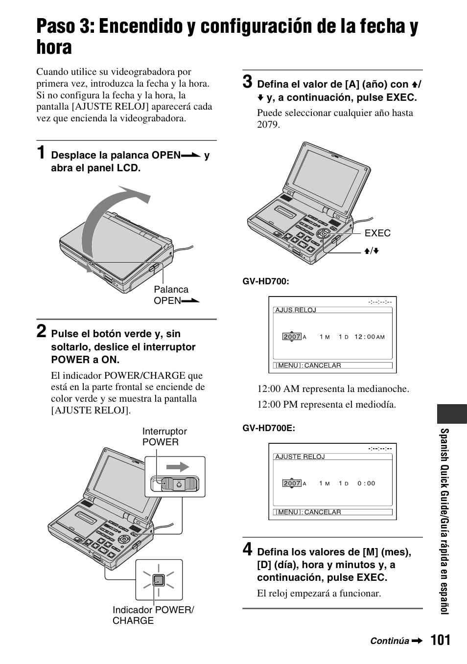 Sony GV-HD700 User Manual | Page 101 / 108