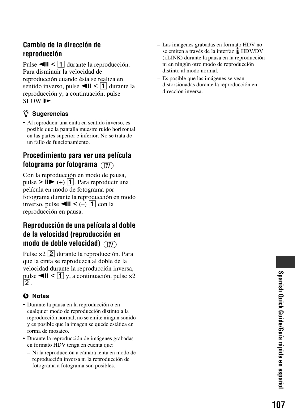 Sony GV-HD700 User Manual | Page 107 / 108