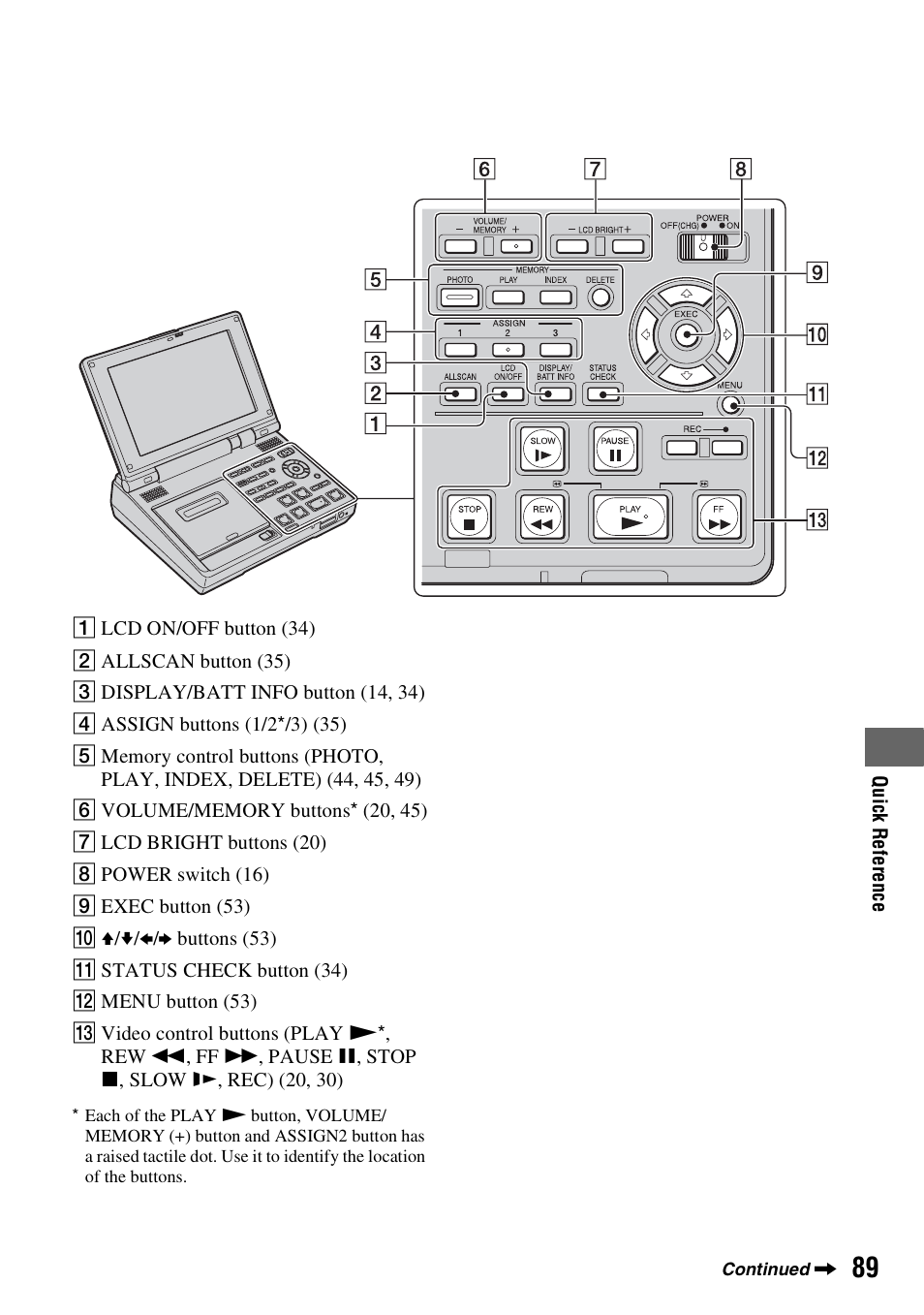 Sony GV-HD700 User Manual | Page 89 / 108