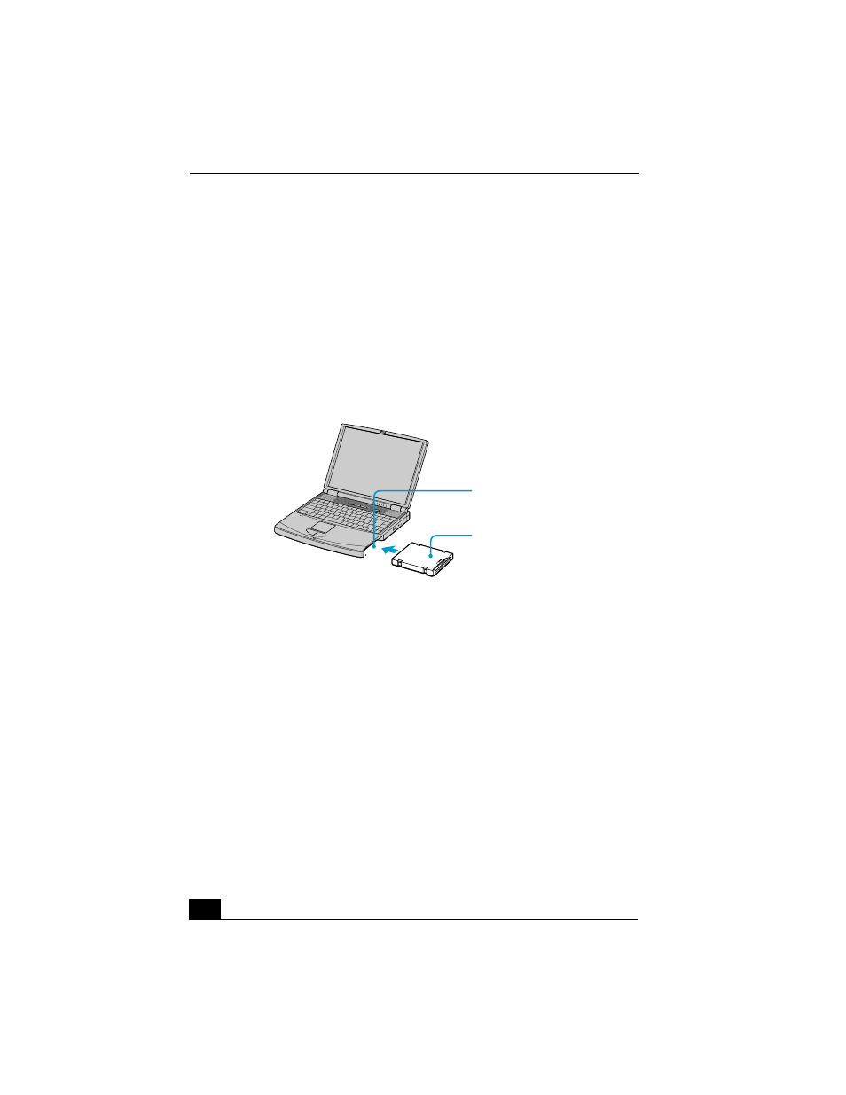 To reinsert the floppy disk drive, 1 turn off the computer, Inserting the floppy disk drive | Sony PCG-FX290K User Manual | Page 44 / 138