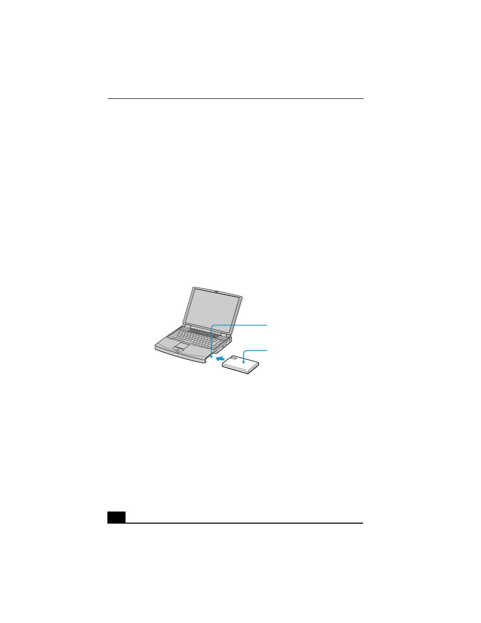 Using a second battery pack, To insert a second battery pack, Second battery in multipurpose bay | Sony PCG-FX290K User Manual | Page 54 / 138