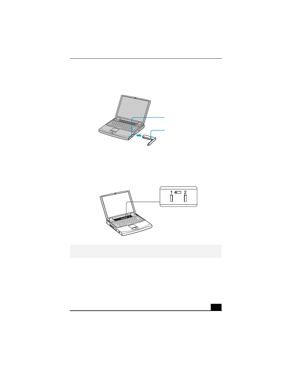 To charge the second battery pack, Using weight saver for second battery cover, Charging the second battery | Sony PCG-FX290K User Manual | Page 55 / 138