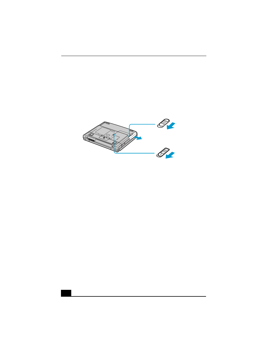 To remove the weight saver, Multipurpose bay release levers | Sony PCG-FX290K User Manual | Page 58 / 138