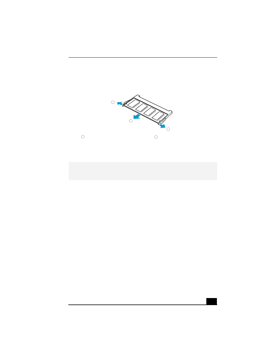 5 remove the memory module, Removing memory module, 6 tighten the screw on the memory bay cover | To install a memory module, 2 remove the memory module from its packaging | Sony PCG-FX290K User Manual | Page 97 / 138