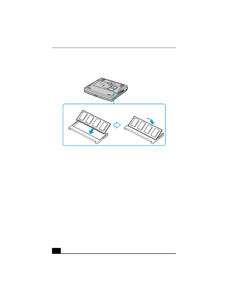 3 install the memory module, Installing memory module, 4 tighten the screw on the cover of the memory bay | To view the amount of memory, 1 restart the computer | Sony PCG-FX290K User Manual | Page 98 / 138