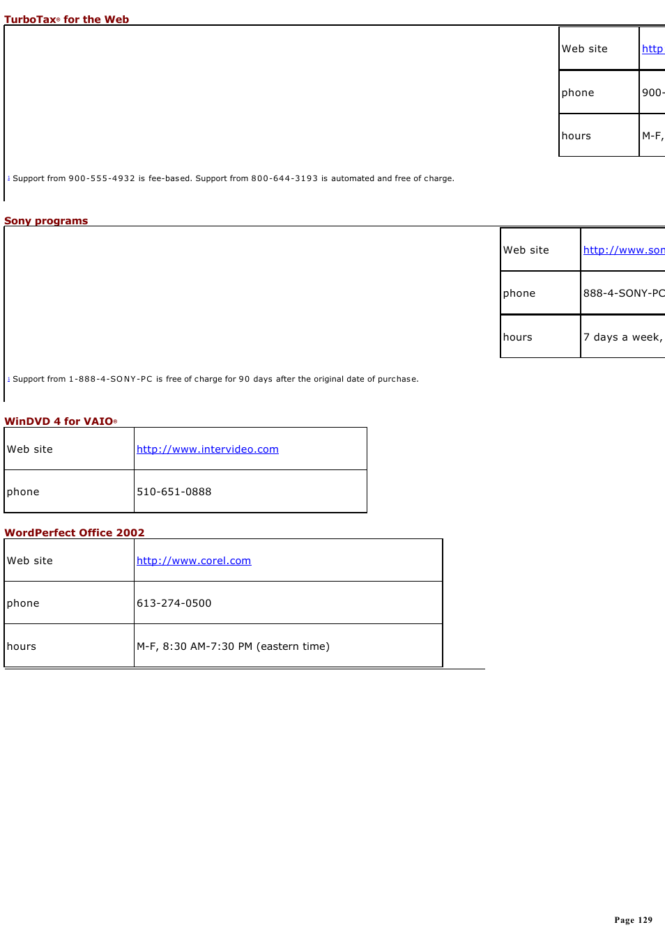 Sony PCG-FR130 User Manual | Page 129 / 150