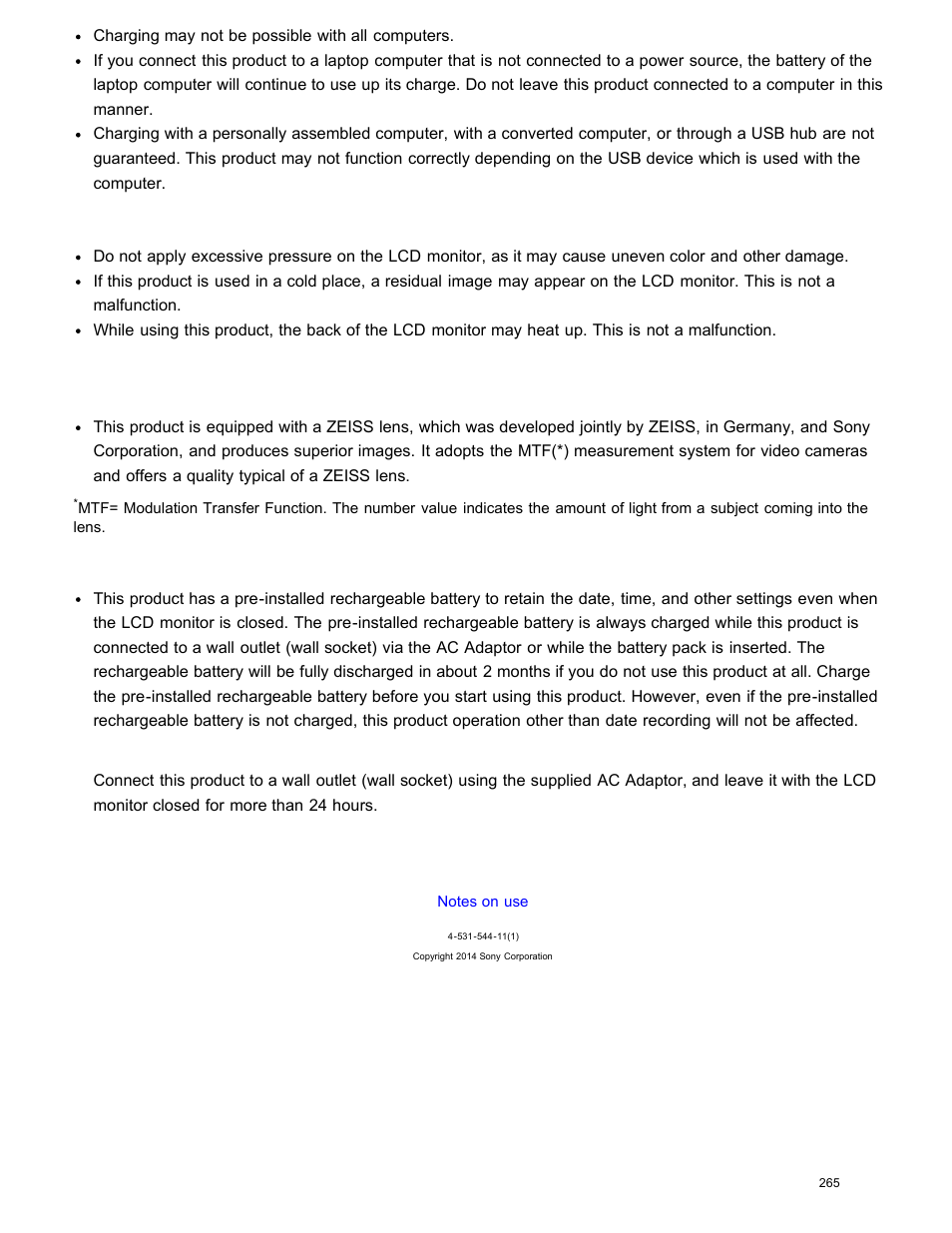 Sony HDR-CX240 User Manual | Page 275 / 351