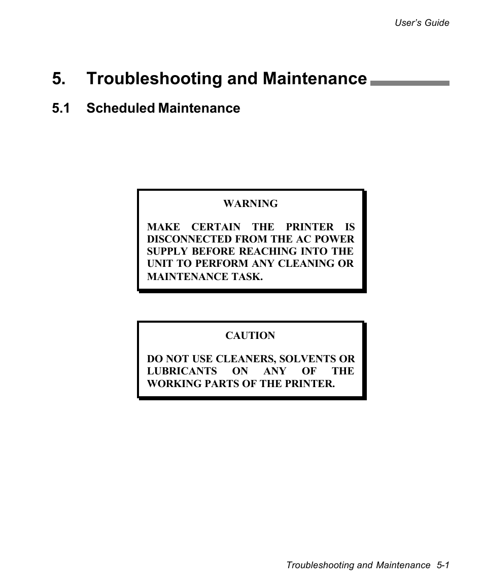 Troubleshooting and maintenance, 1 scheduled maintenance | AMT Datasouth documax 3300 User Manual | Page 107 / 221