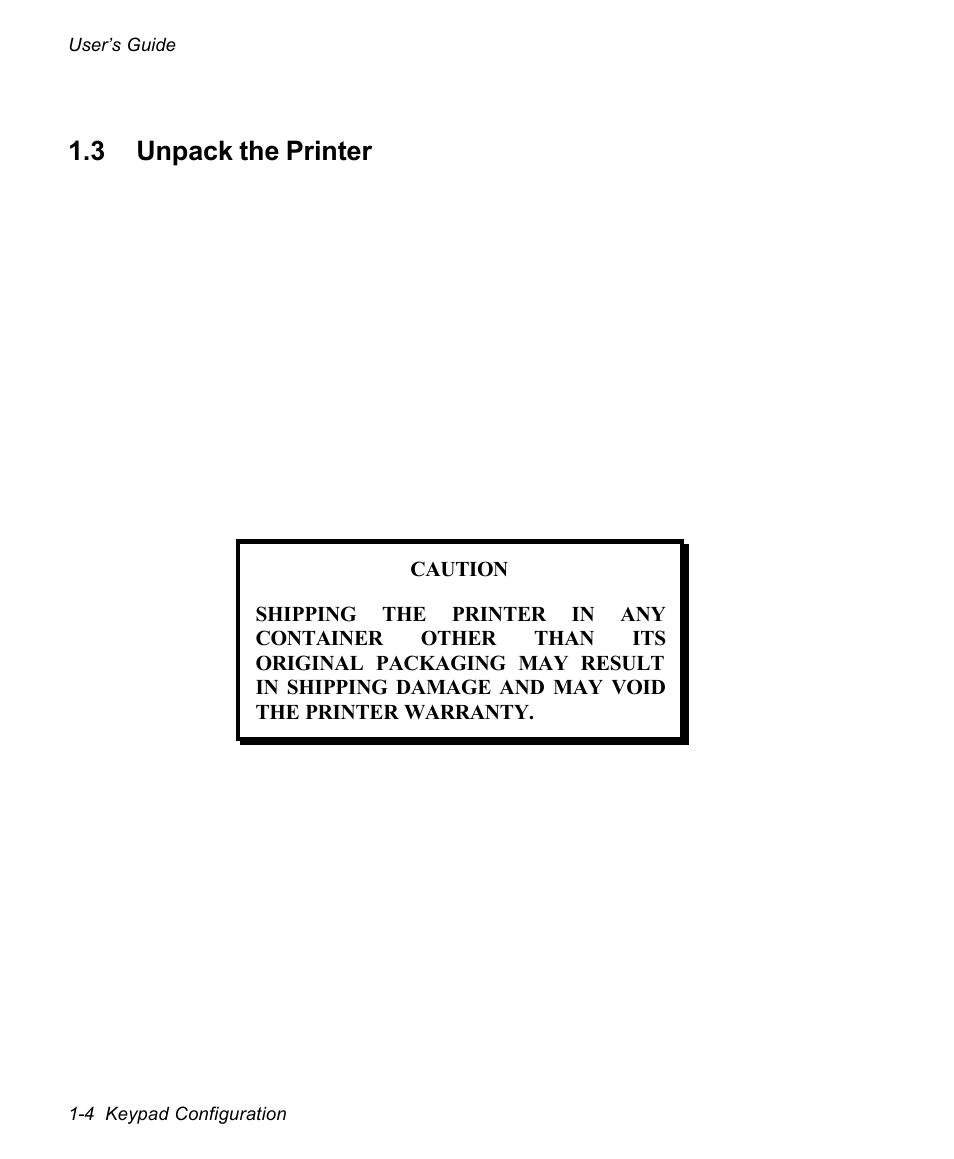 3 unpack the printer | AMT Datasouth documax 3300 User Manual | Page 18 / 221