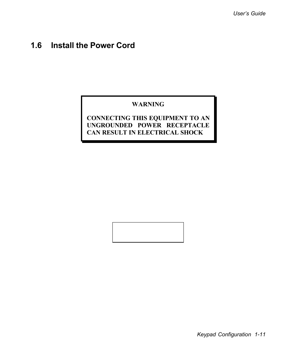 6 install the power cord | AMT Datasouth documax 3300 User Manual | Page 25 / 221