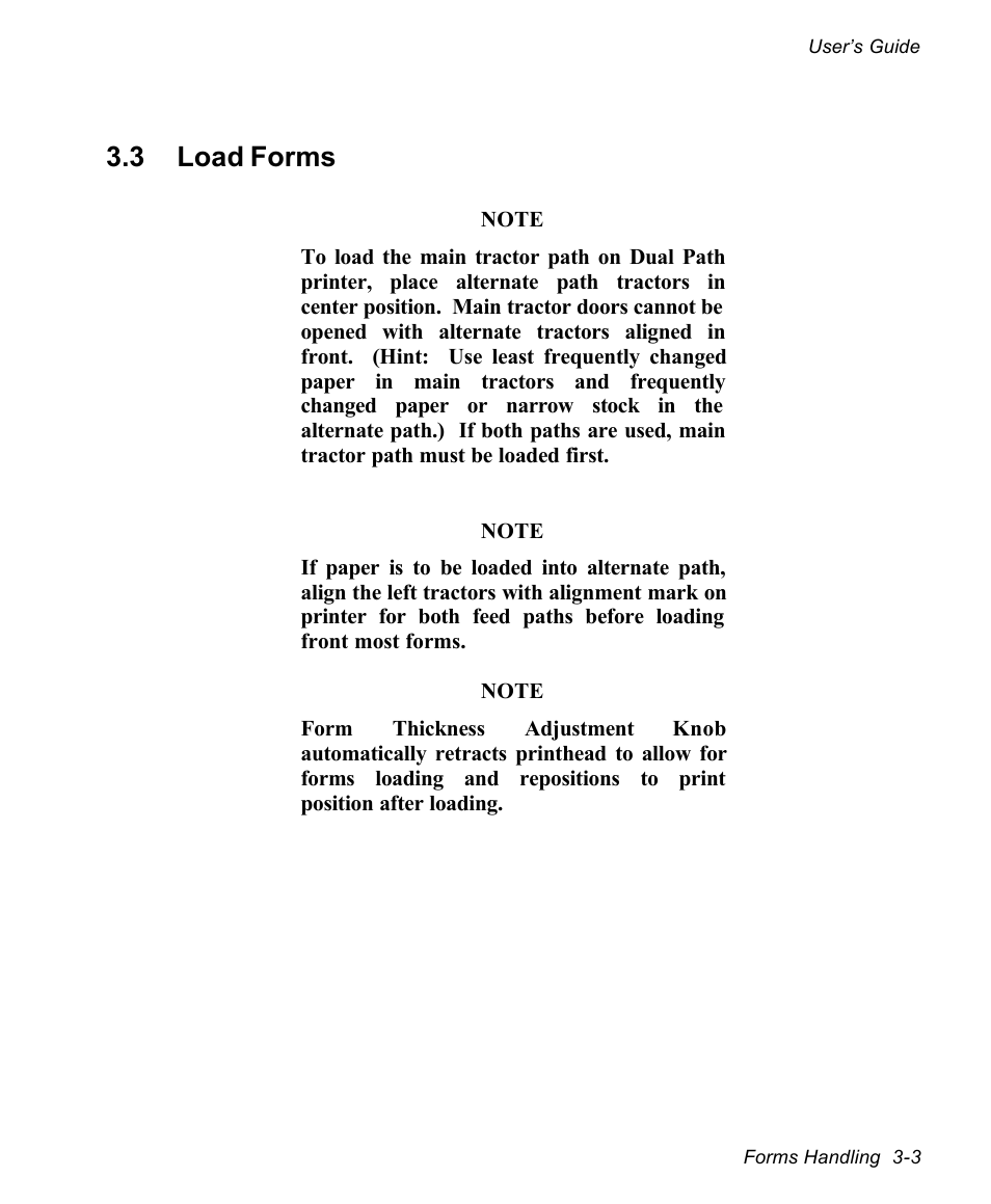 3 load forms | AMT Datasouth documax 3300 User Manual | Page 49 / 221