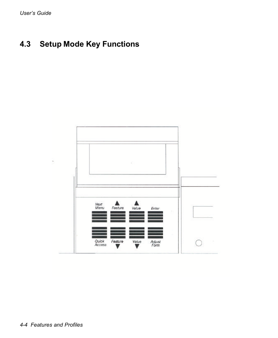 3 setup mode key functions | AMT Datasouth documax 3300 User Manual | Page 80 / 221