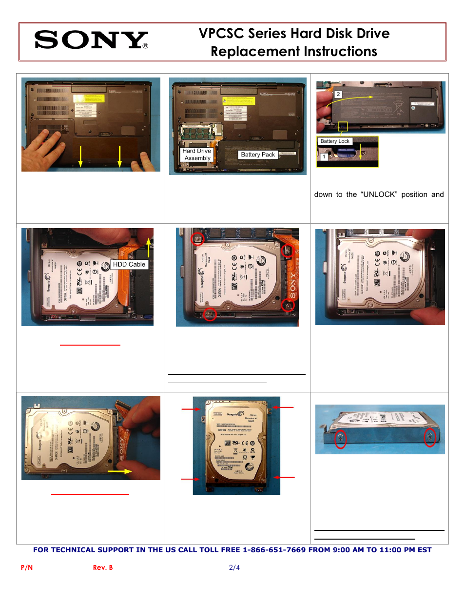 Sony VPCSC1AFM User Manual | Page 2 / 4