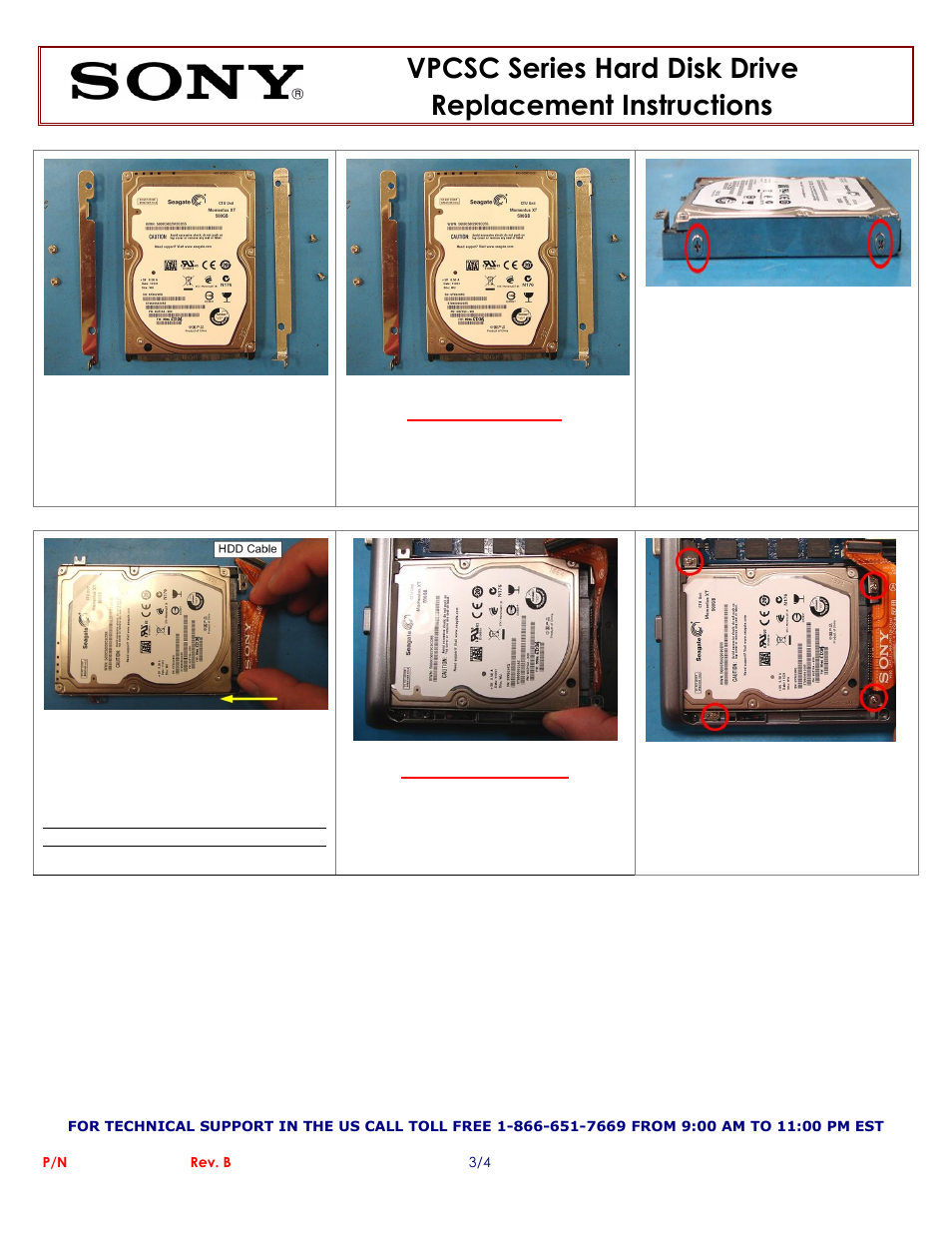 Drivedrive | Sony VPCSC1AFM User Manual | Page 3 / 4