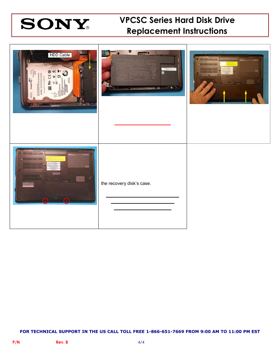 Sony VPCSC1AFM User Manual | Page 4 / 4