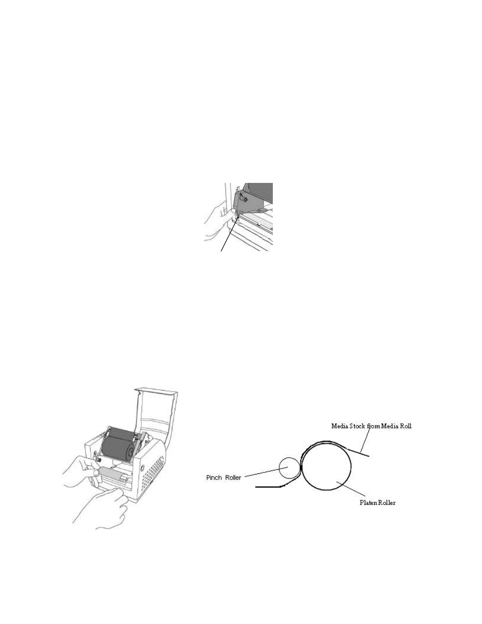 Loading media with pinch roller only option | AMT Datasouth 600 User Manual | Page 27 / 72