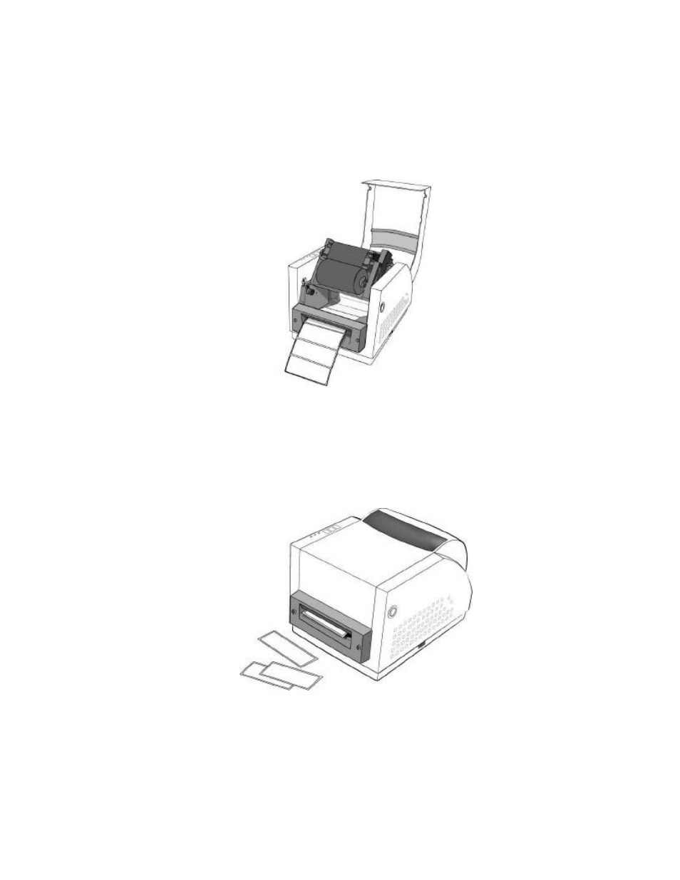 Loading media into the cutter option | AMT Datasouth 600 User Manual | Page 29 / 72