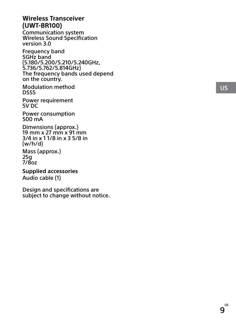 Sony SWF-BR100 User Manual | Page 19 / 36