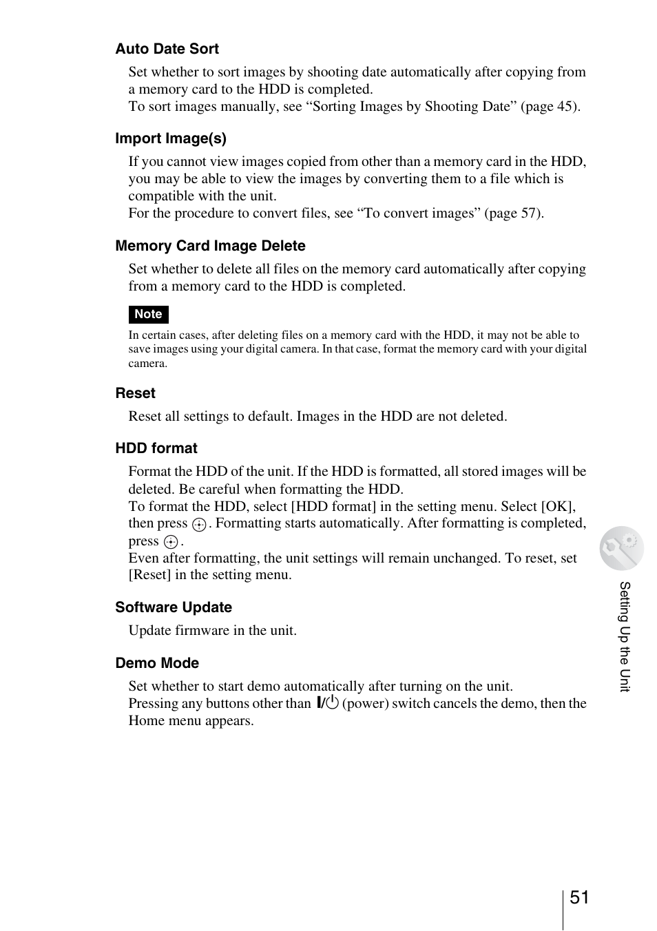 Sony HDPS-L1 User Manual | Page 51 / 68