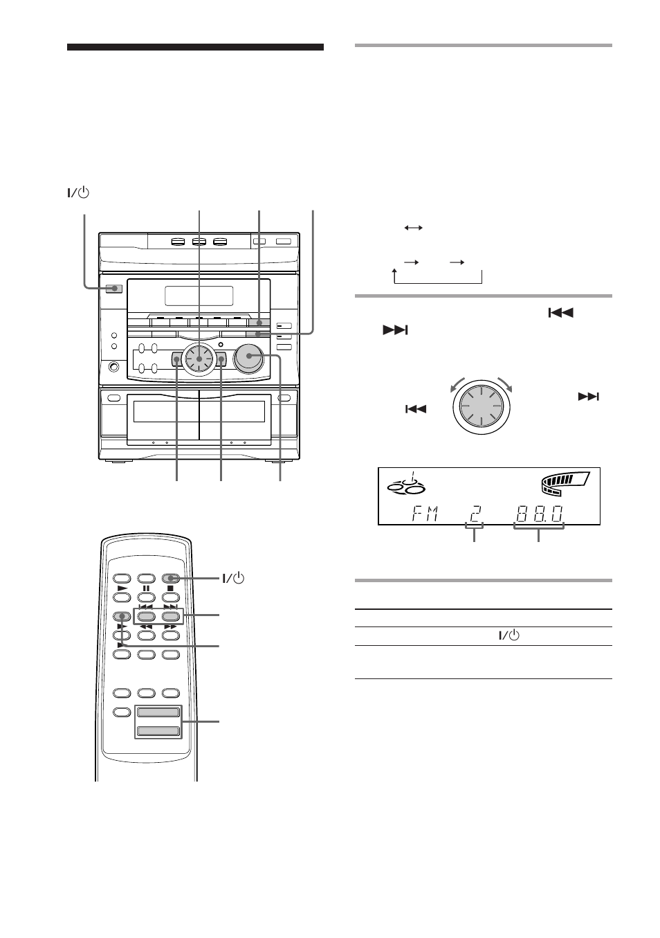 Listening to the radio | Sony MHC-RX55 User Manual | Page 14 / 40