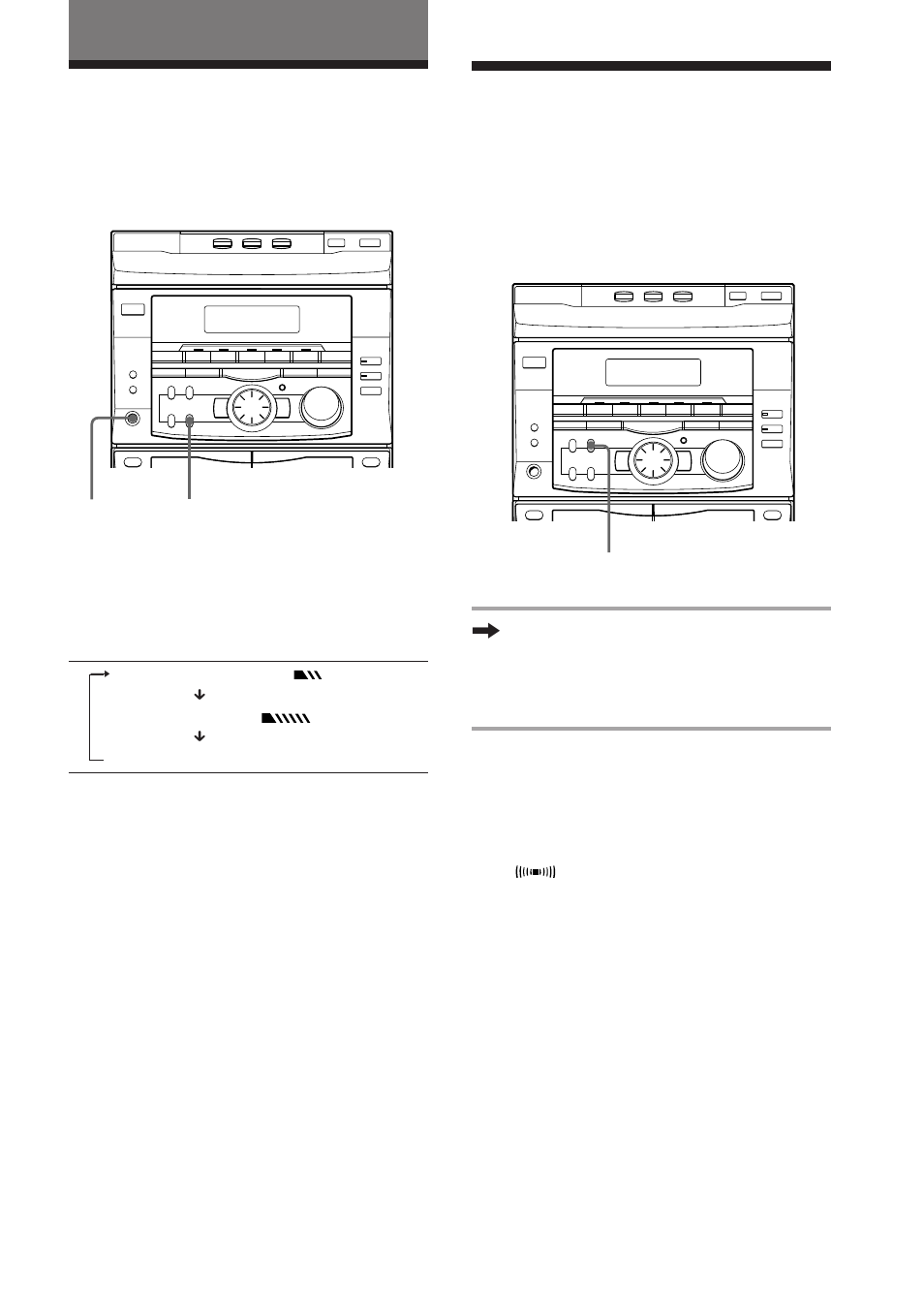 Adjusting the sound, Selecting the audio emphasis, Sound adjustment | Sony MHC-RX55 User Manual | Page 27 / 40