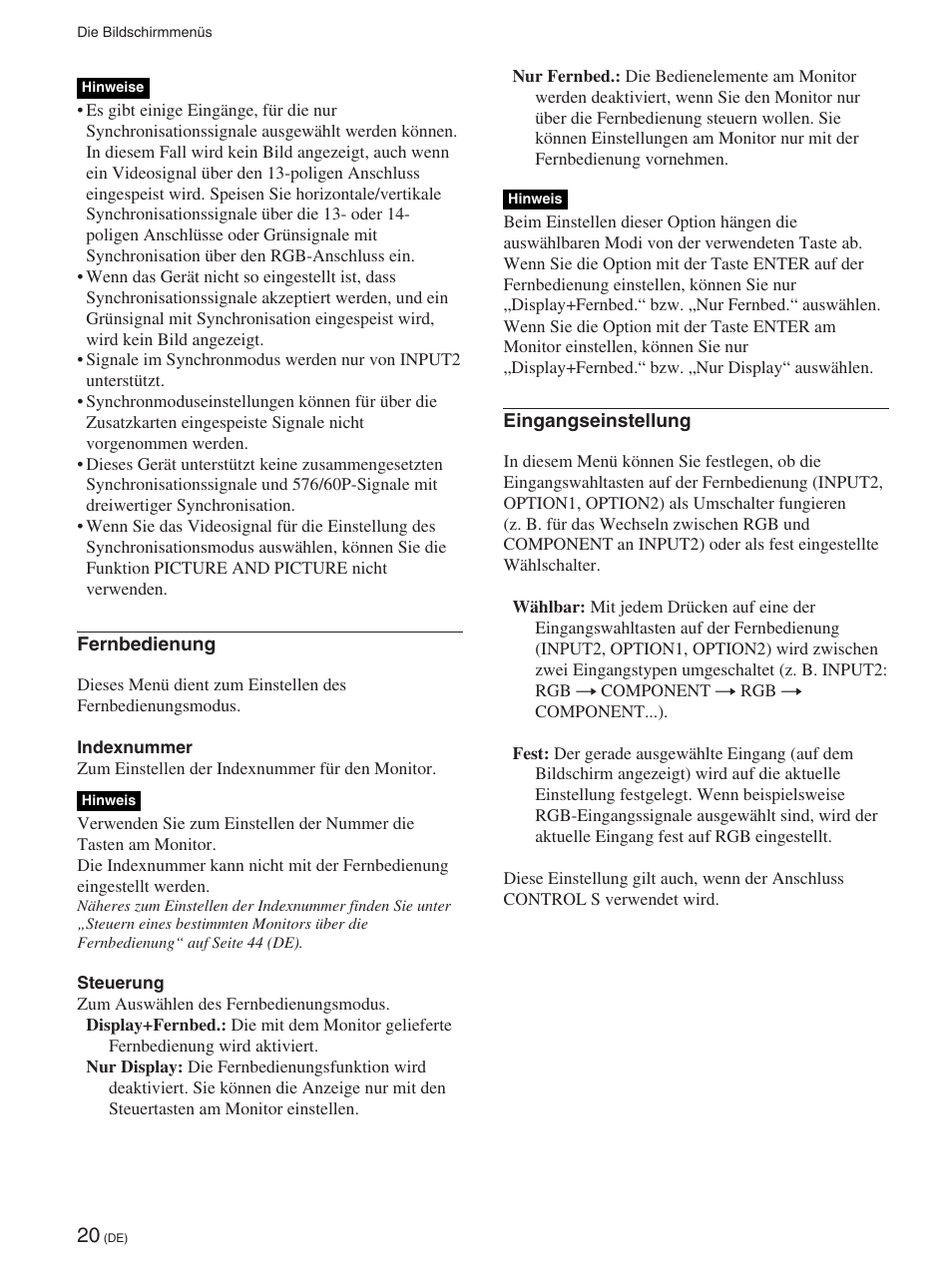 Sony FWD-50PX2 User Manual | Page 168 / 352