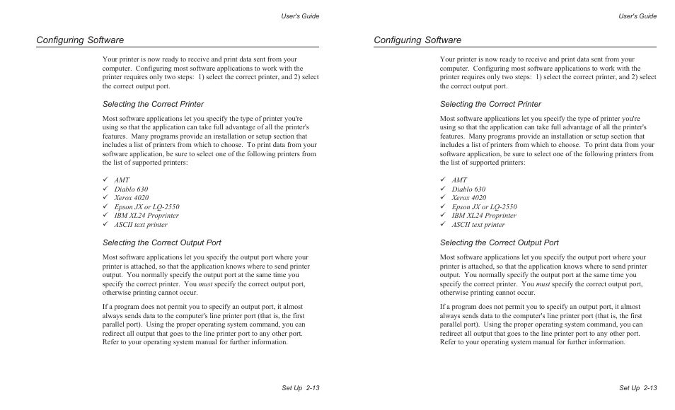 Configuring software | AMT Datasouth AMTACCEL-5350 User Manual | Page 43 / 255