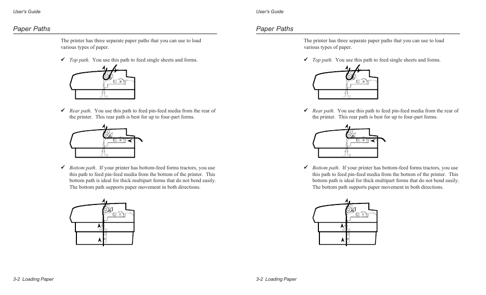 Paper paths | AMT Datasouth AMTACCEL-5350 User Manual | Page 46 / 255