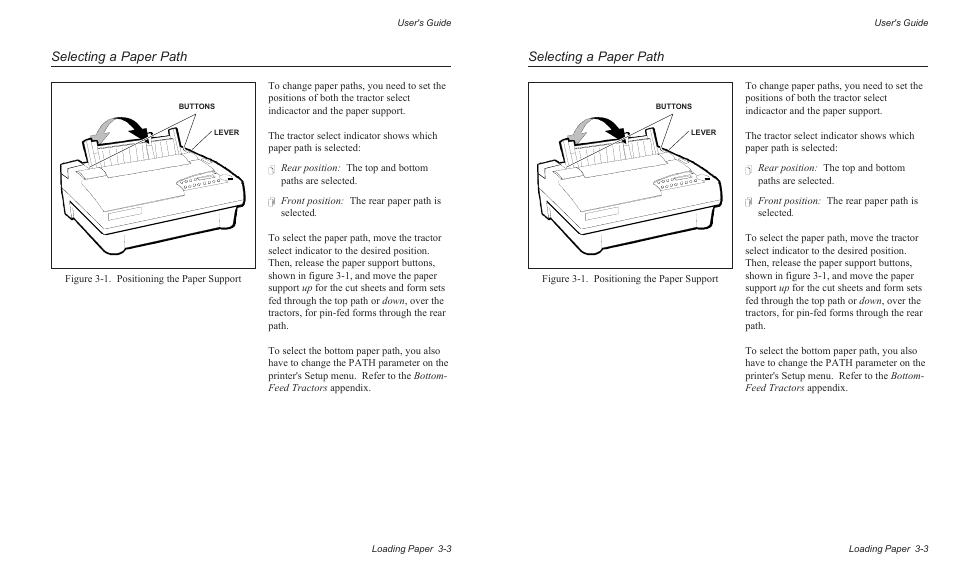 Selecting a paper path | AMT Datasouth AMTACCEL-5350 User Manual | Page 47 / 255