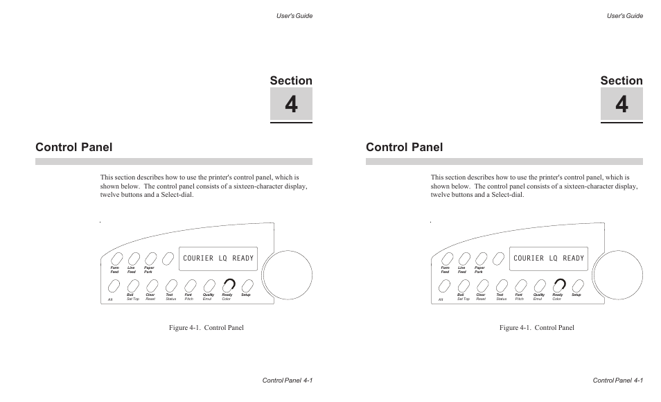 Control panel | AMT Datasouth AMTACCEL-5350 User Manual | Page 63 / 255