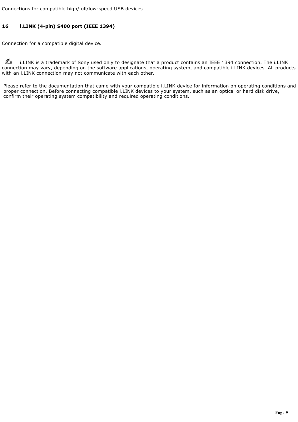 Sony PCV-RZ32G User Manual | Page 9 / 223