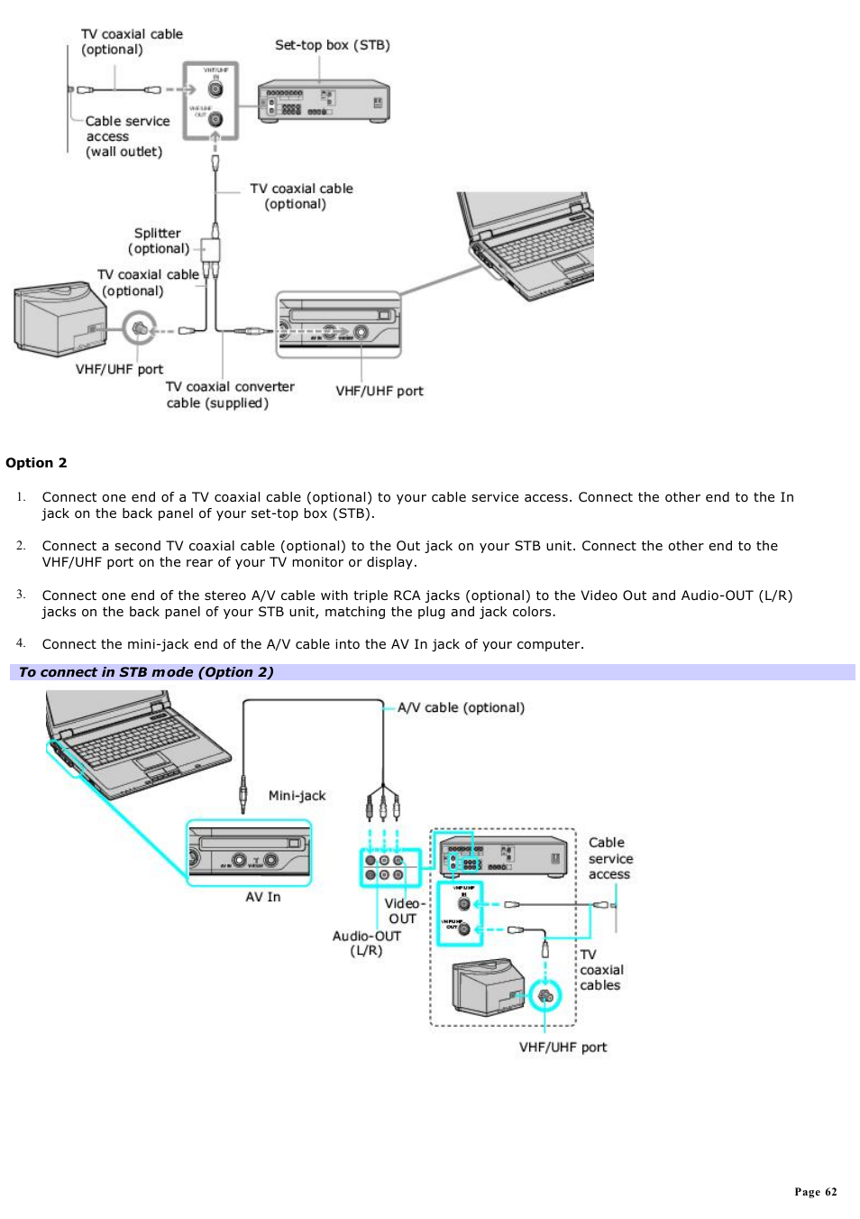 Sony PCG-GRT360ZG User Manual | Page 62 / 277