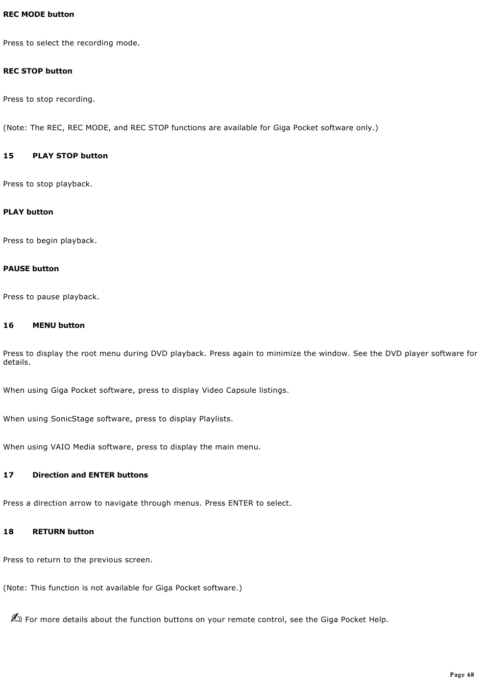 Sony PCG-GRT360ZG User Manual | Page 68 / 277