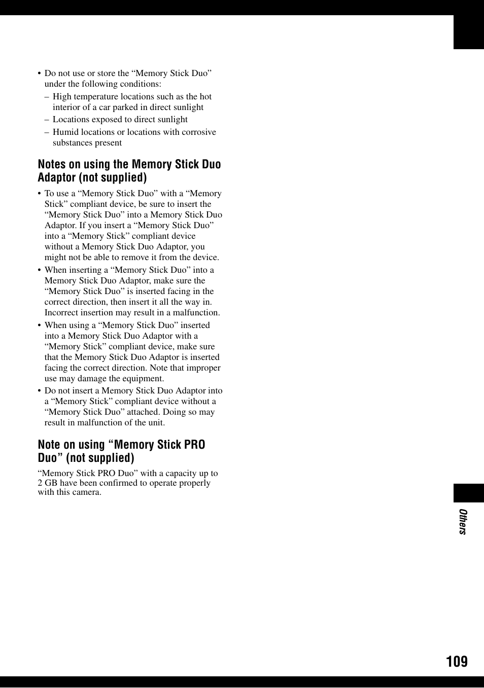 Sony DSC-H2 User Manual | Page 109 / 123