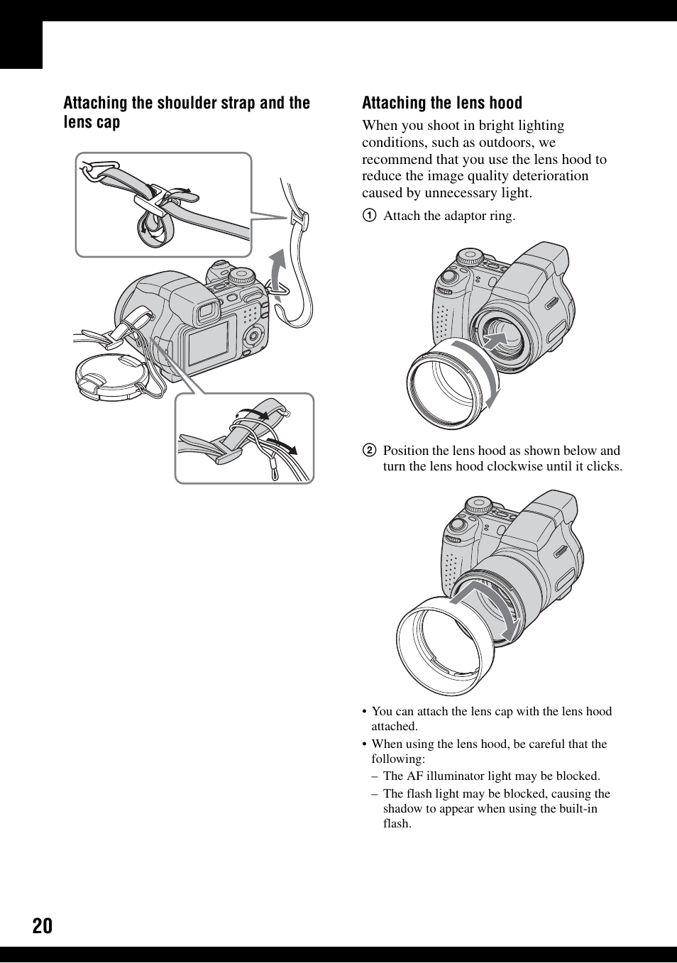 P (20) | Sony DSC-H2 User Manual | Page 20 / 123