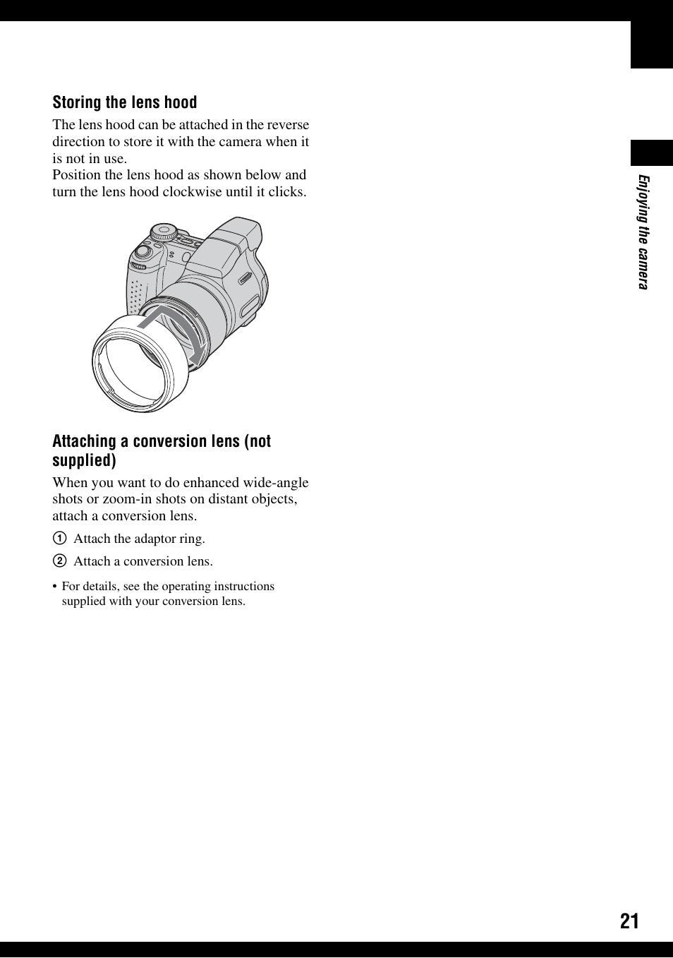 Sony DSC-H2 User Manual | Page 21 / 123
