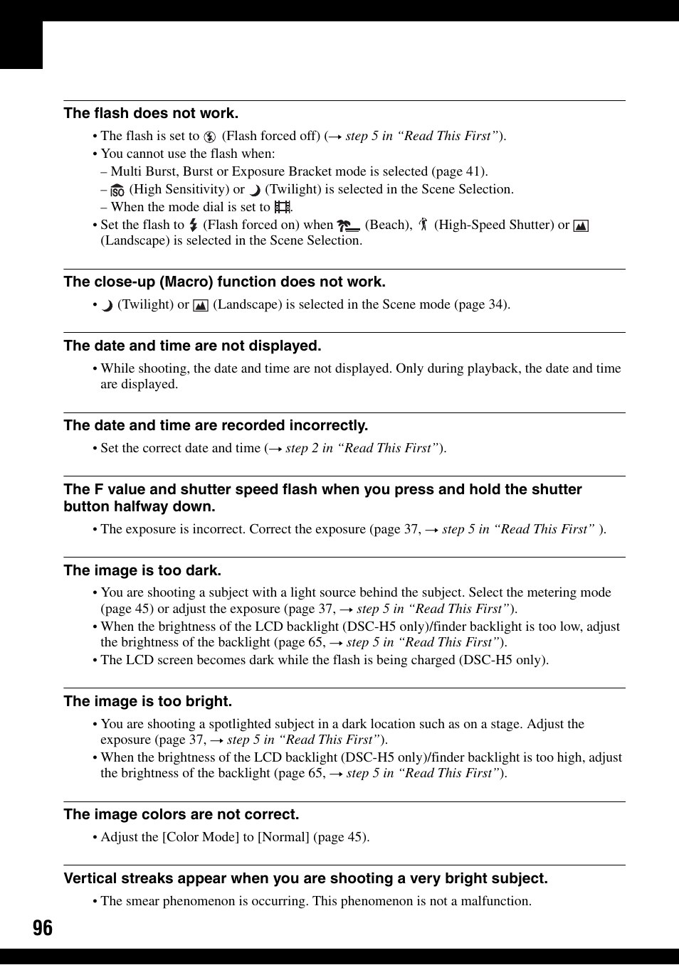 Sony DSC-H2 User Manual | Page 96 / 123