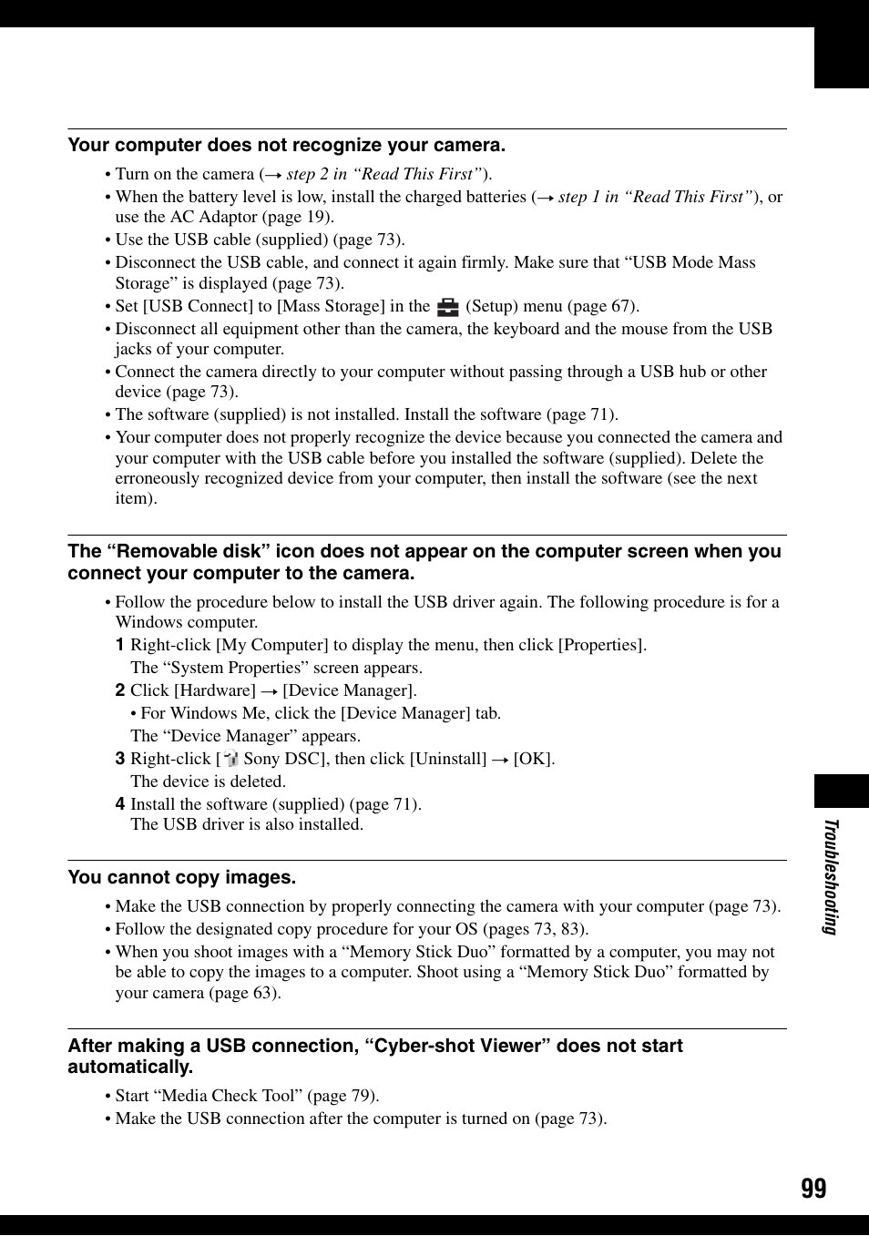 Sony DSC-H2 User Manual | Page 99 / 123
