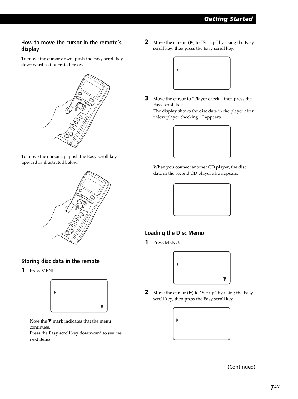 Sony CDP-CX260 User Manual | Page 7 / 120