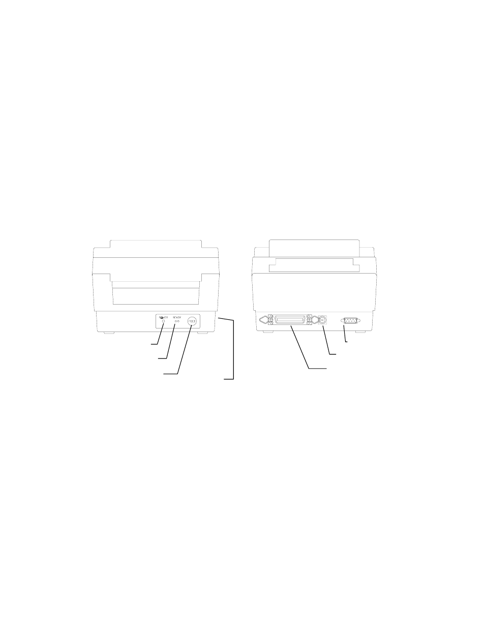 Installation and configuration, Finding a location for the printer, Figure 5 – switches, indicators and connections | AMT Datasouth 400 User Manual | Page 15 / 78