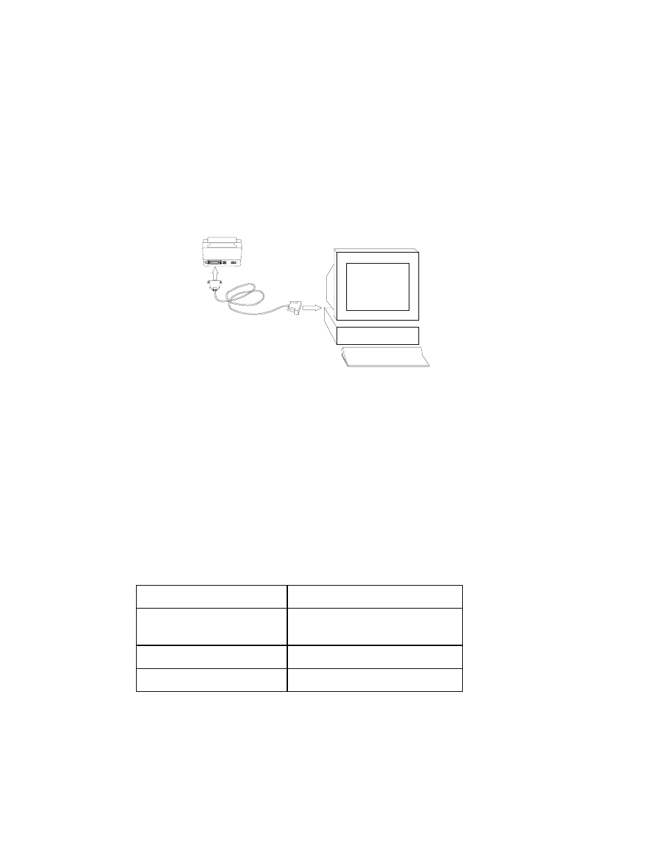 Connecting the printer to your host, Figure 7 – communication cable | AMT Datasouth 400 User Manual | Page 17 / 78