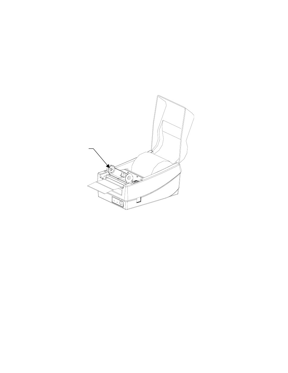 Figure 9 – ribbon holder notch location | AMT Datasouth 400 User Manual | Page 19 / 78