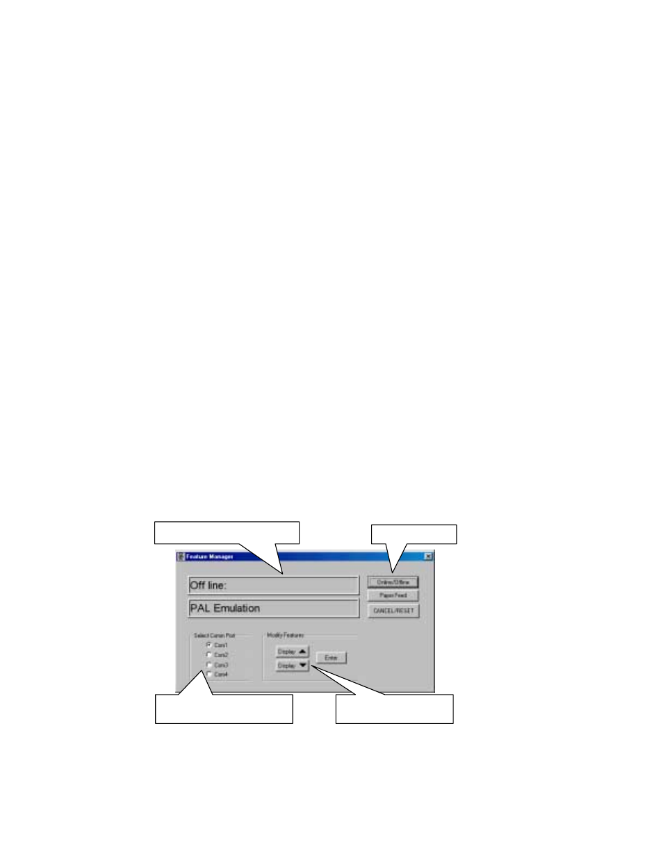 Feature management mode, Figure 17 – featureman program | AMT Datasouth 400 User Manual | Page 28 / 78
